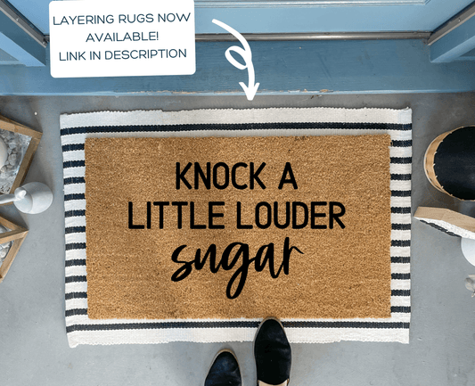 Knock a Little Louder Doormat