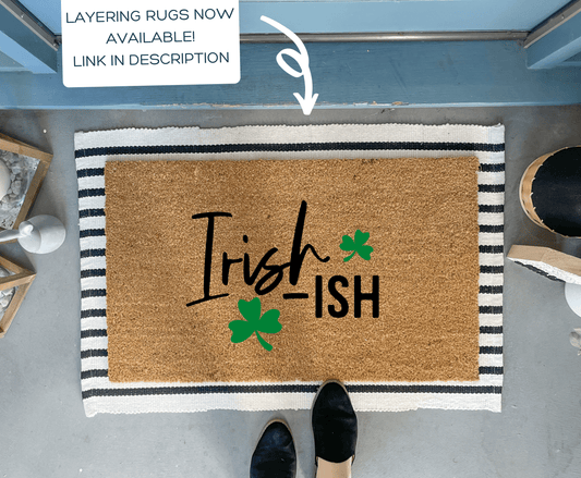 Irish-Ish St. Patrick's Day Doormat