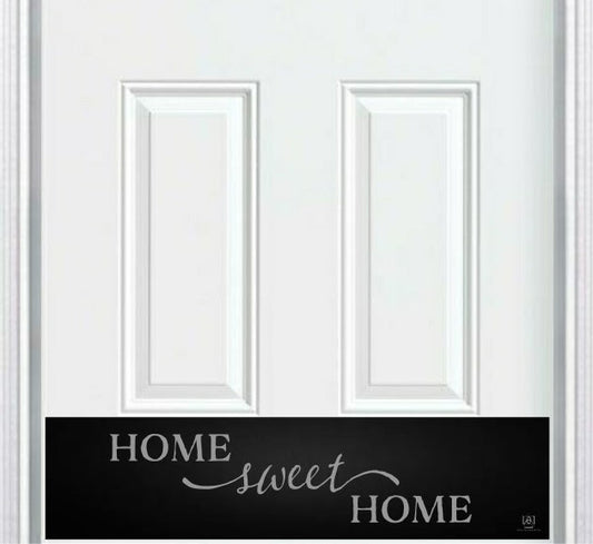 Home Sweet Home Engraved Door Kick Plate - Heartwarming Entrance Protection