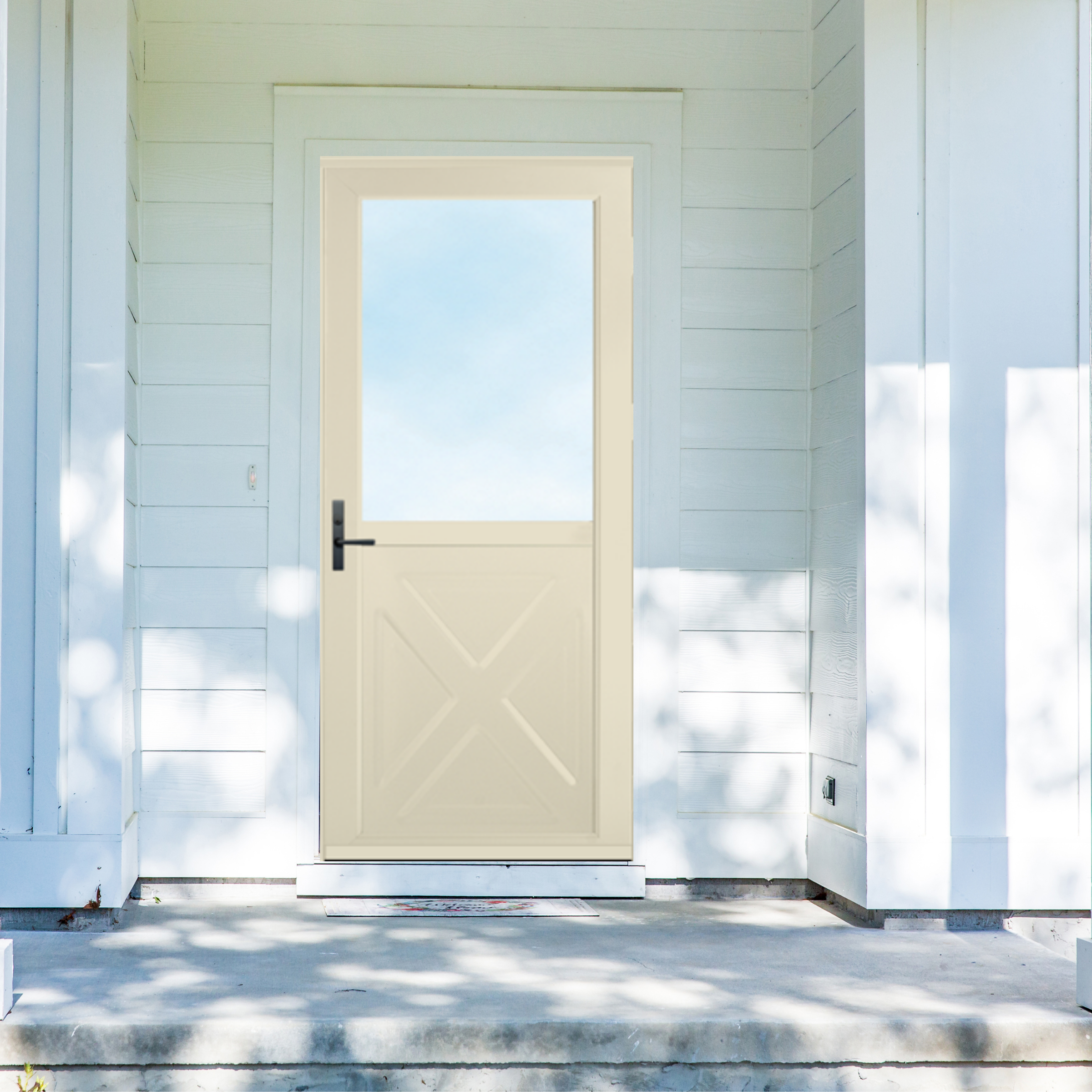 burn out クロスドアロー 黄 Lサイズ Deluxe 395 Crossbuck – Storm Door Guy