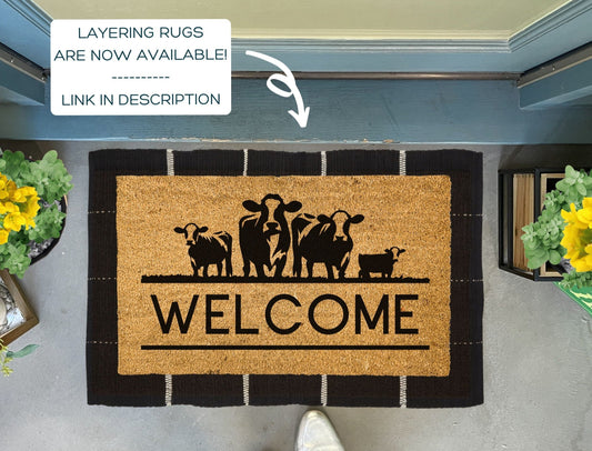 Cow Doormat, Outdoor