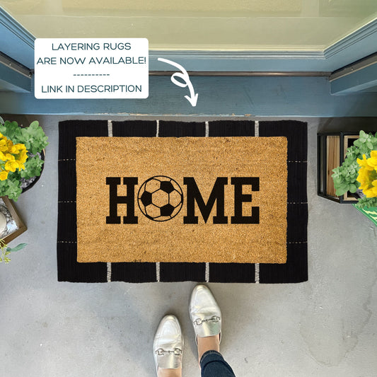 Soccer Doormat - HOME