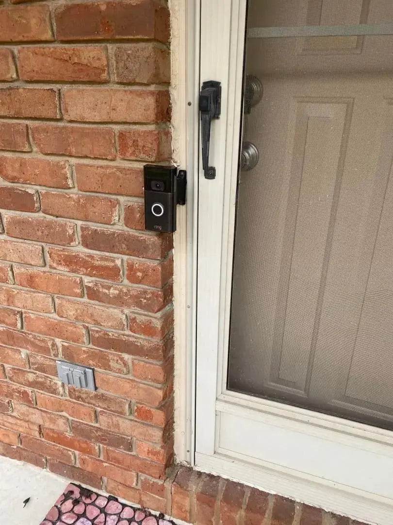 Narrow Full Offset Brick Extension |Ring Doorbell 3 Removable Battery | Full Offset Over Brick Trim Install