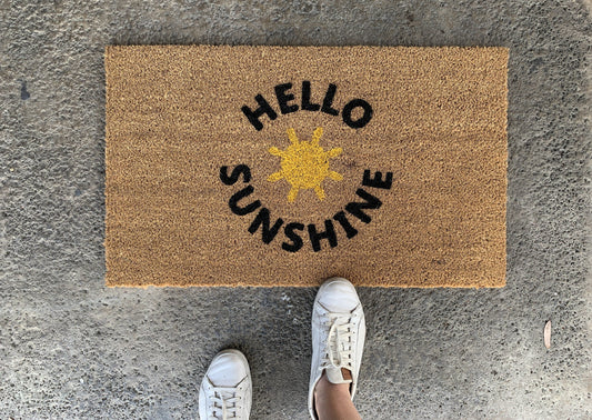 Hello Sunshine Summer Doormat