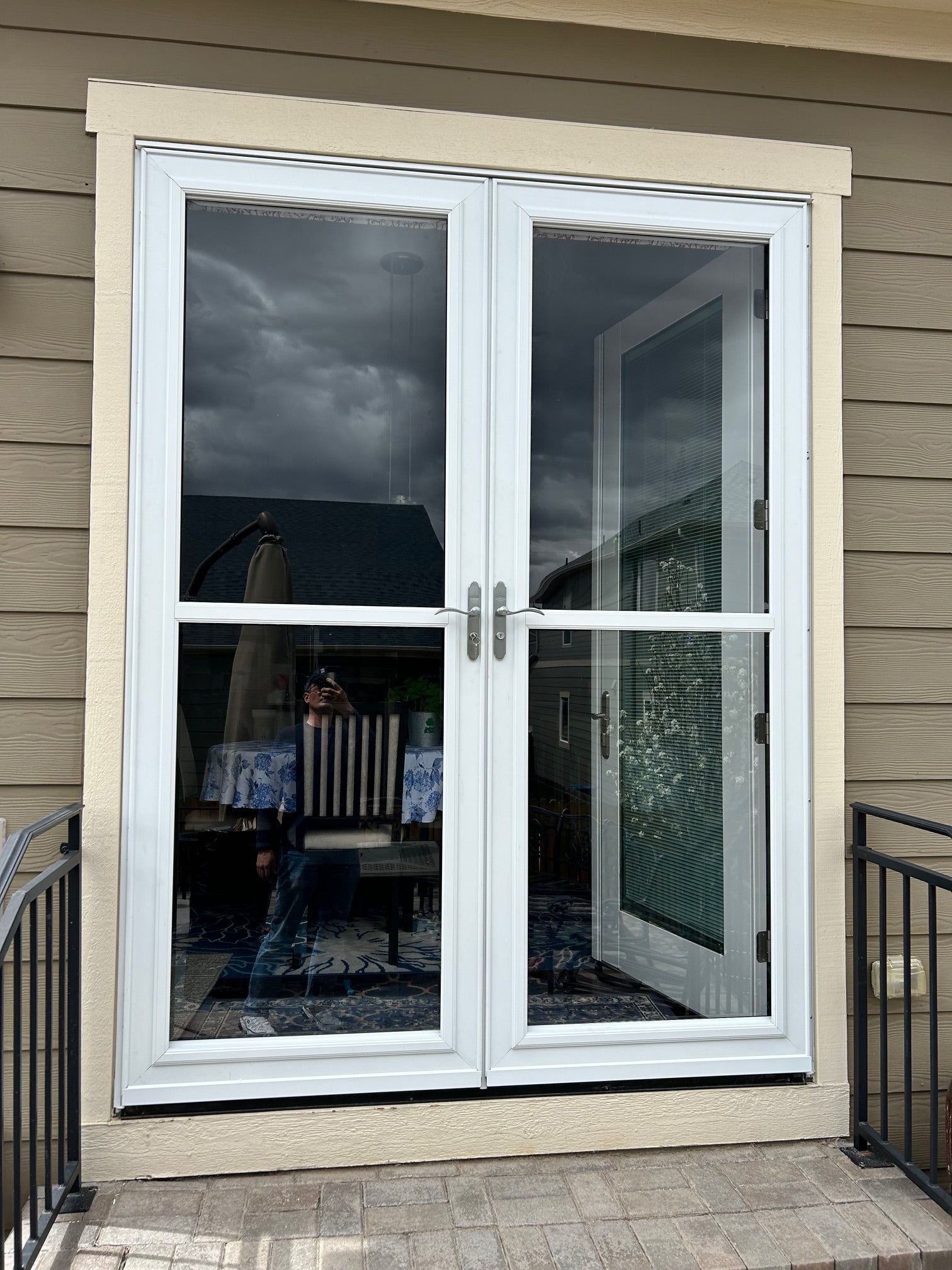 Easy Vent Double French Door OVERSIZED – Storm Door Guy