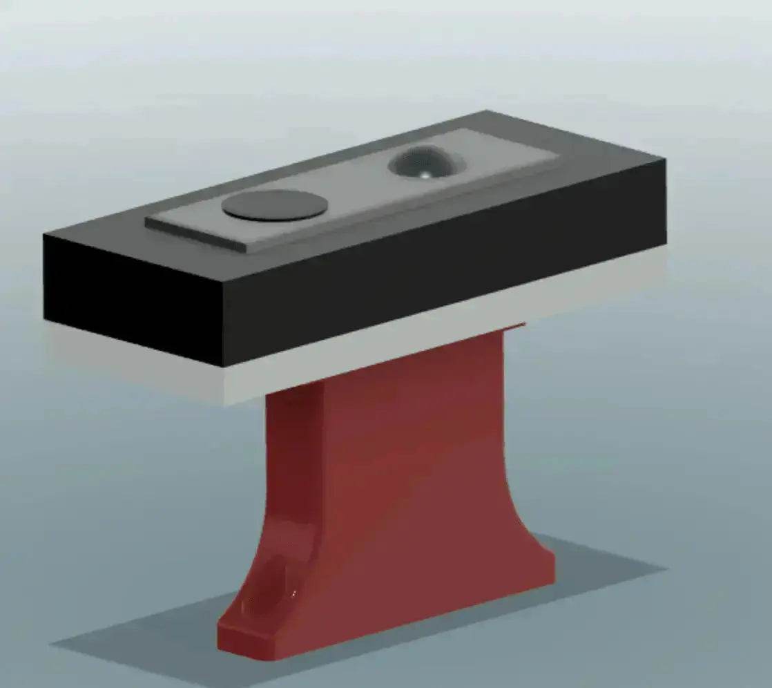 Narrow Offset Doorbell Brick Extension Mount |TP-LINK Tapo Doorbell D130 | Solve Recessed Trim Mounting