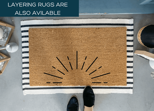 Boho Style Starburst Doormat