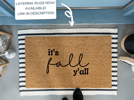 It's Fall Y'all Doormat