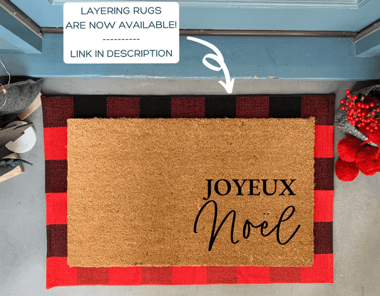 Joyeux Noel Holiday Doormat
