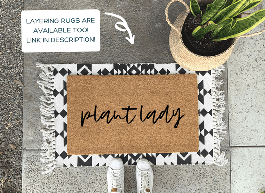 Plant Lady Doormat