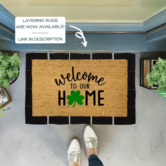 St. Patrick's Day Doormat