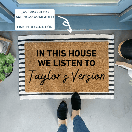 Taylor's Version Funny Doormat