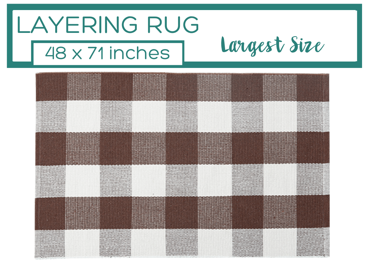 Brown Buffalo Plaid Accent Rug