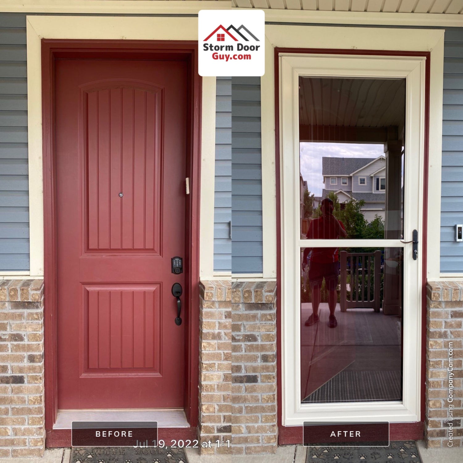Oversized Storm Doors (96" - 96.5" Tall)