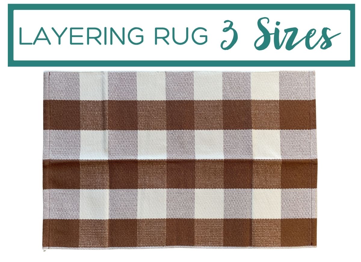 Brown Buffalo Plaid Accent Rug