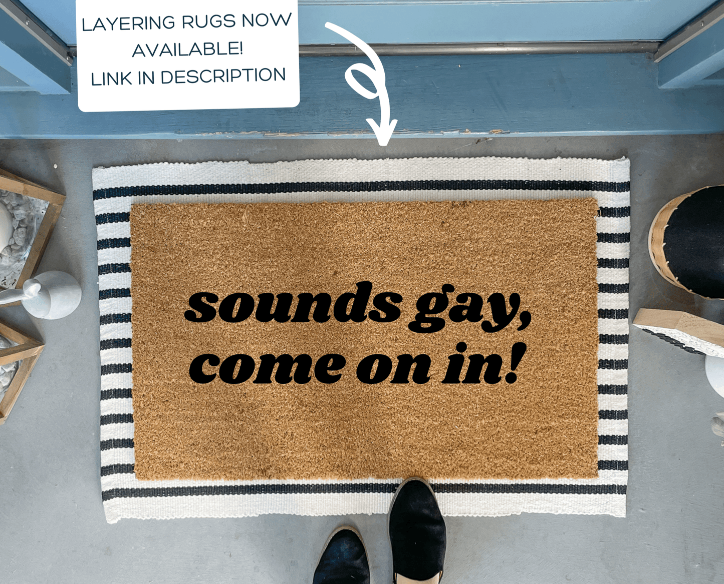 Sounds Gay Funny Doormat