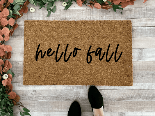 Hello Fall Door Mat