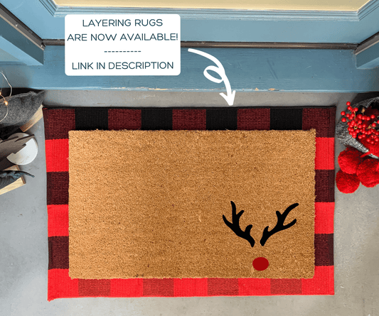 Reindeer Christmas Doormat