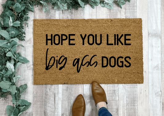 Big Dogs Funny Doormat