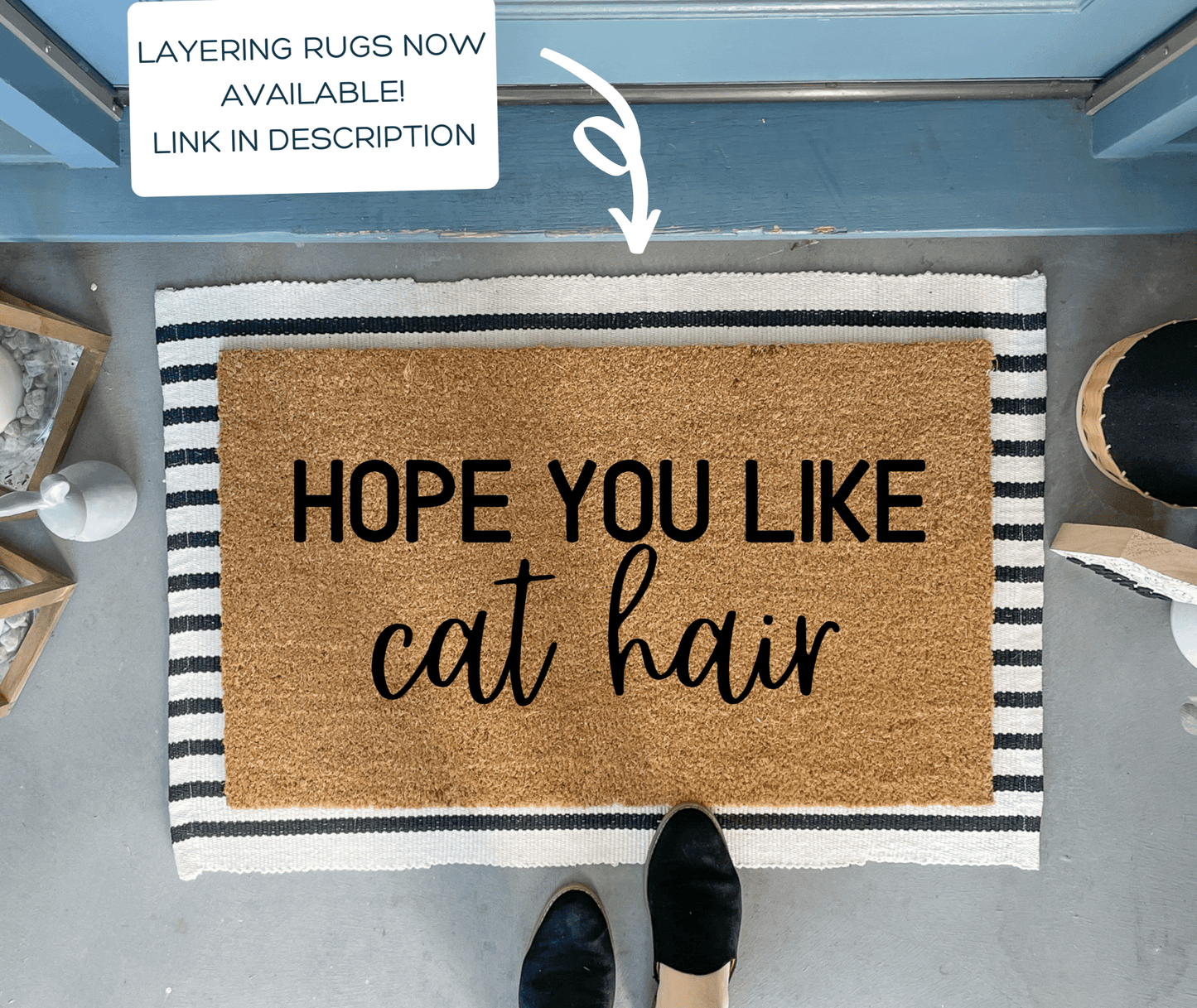 Hope You Like Cat Hair Funny Doormat