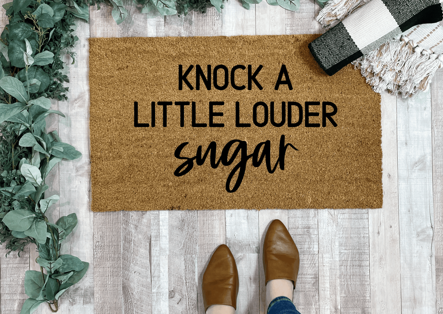 Knock a Little Louder Doormat