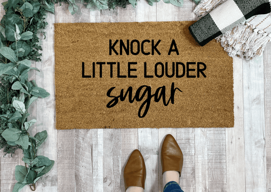 Knock a Little Louder Doormat