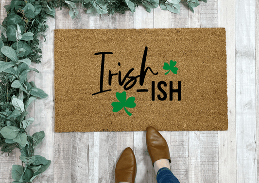 Irish-Ish St. Patrick's Day Doormat