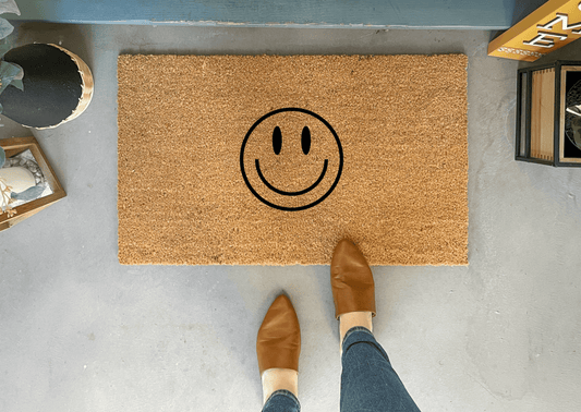 Happy Face Doormat