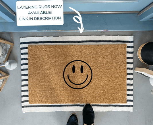 Happy Face Doormat