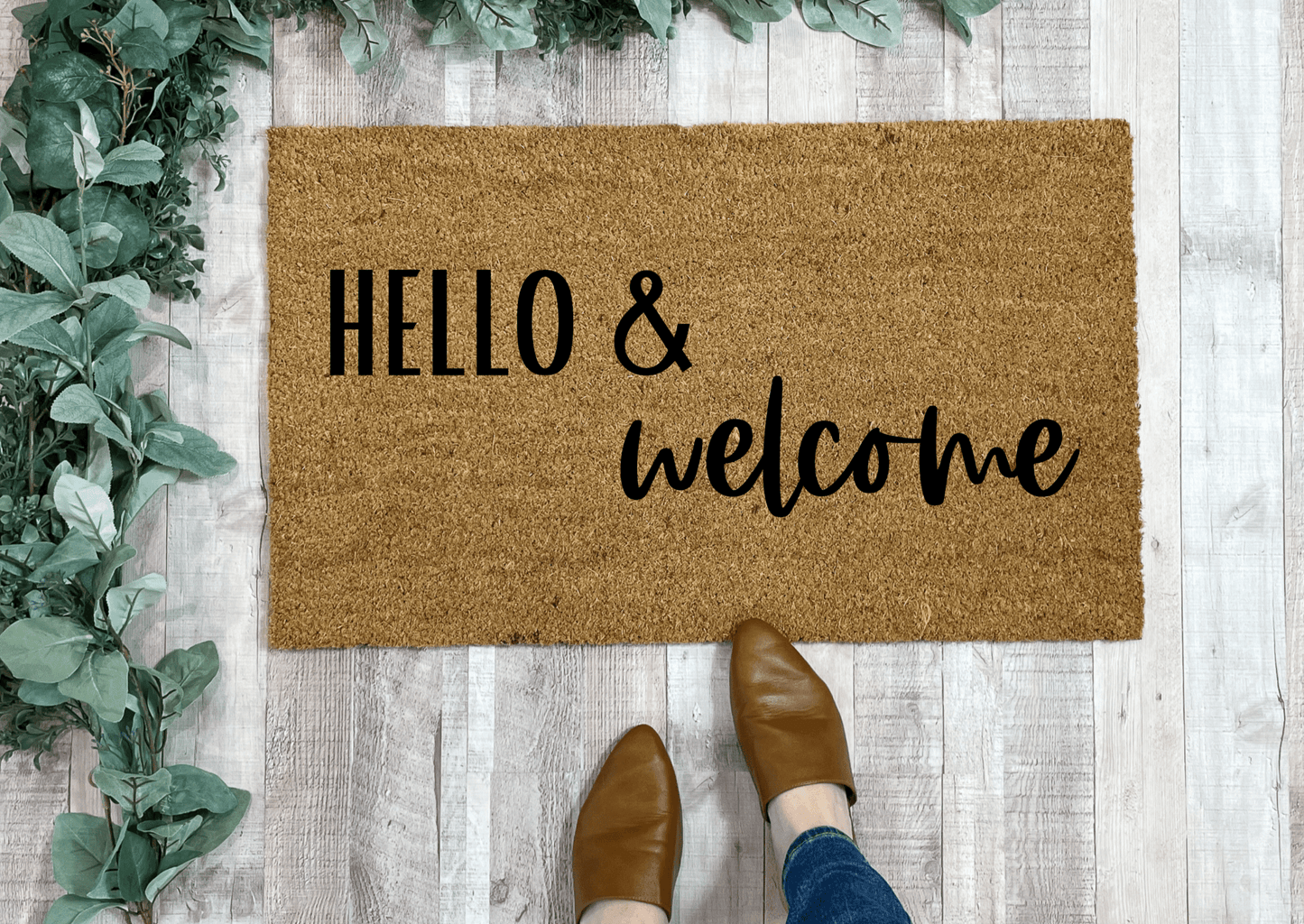 Farmhouse Style Welcome Mat