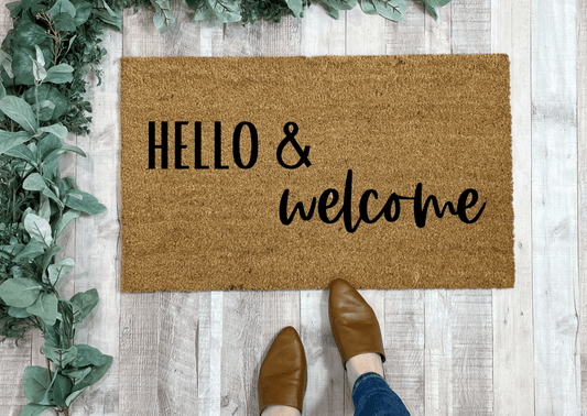 Farmhouse Style Welcome Mat