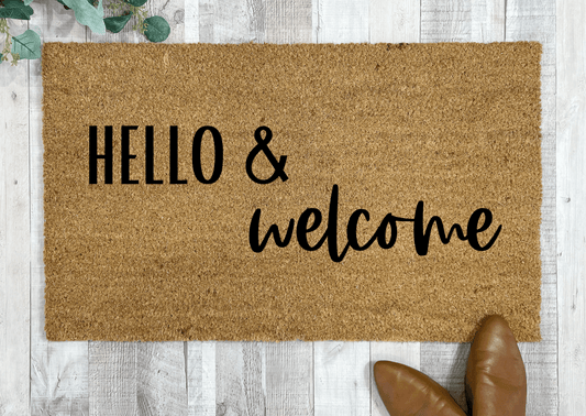 Farmhouse Style Welcome Mat