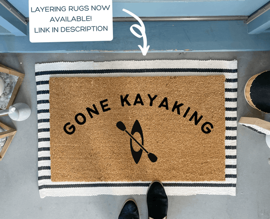 Gone Kayaking Doormat