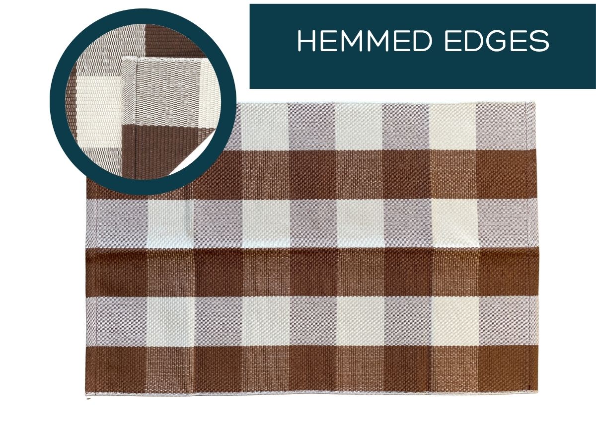 Brown Buffalo Plaid Accent Rug