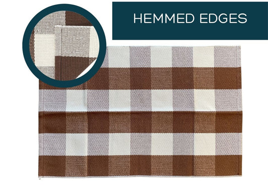Brown Buffalo Plaid Accent Rug