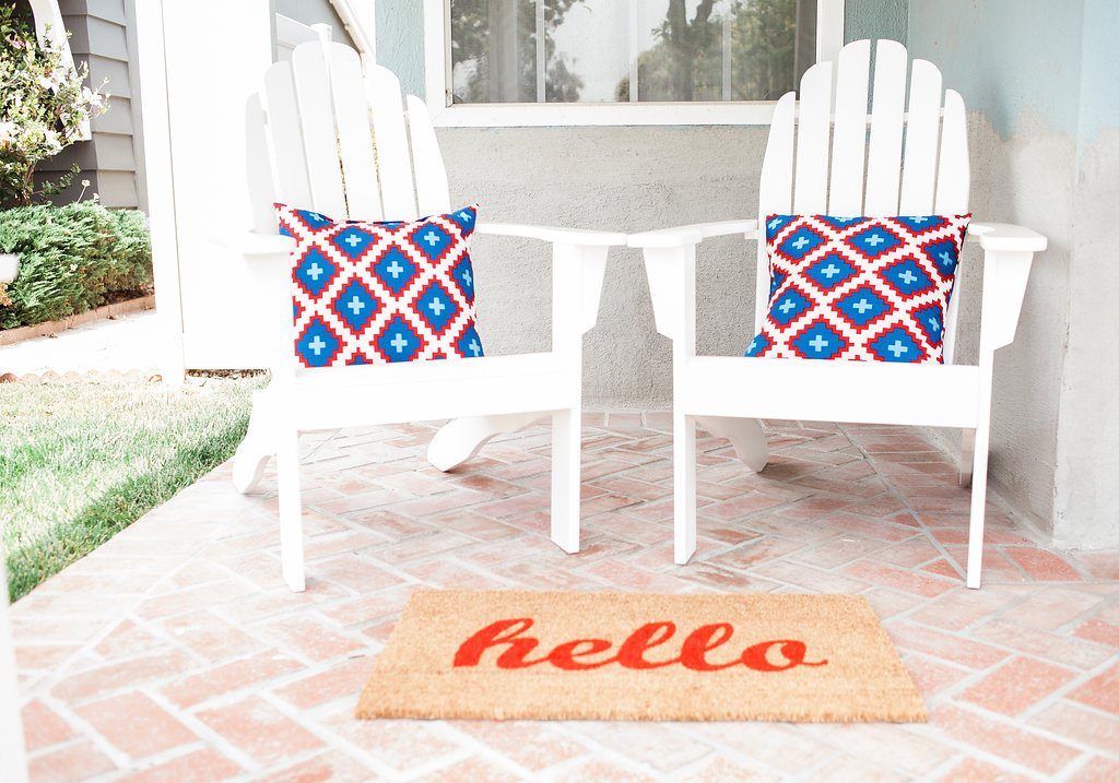 Hello Coir Doormat