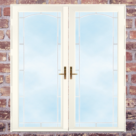 Decorator Arched Glass 591 French Double