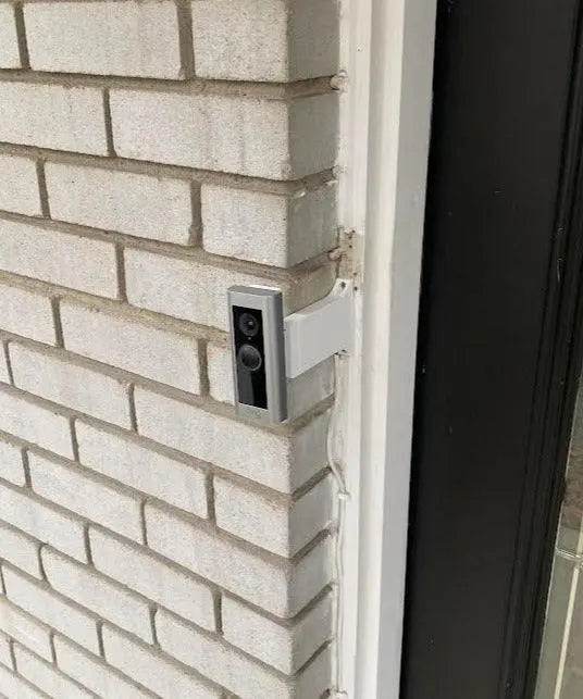 Full Offset Brick Extension Mount| for Logitech Circle View Doorbell| Extends Past Brick