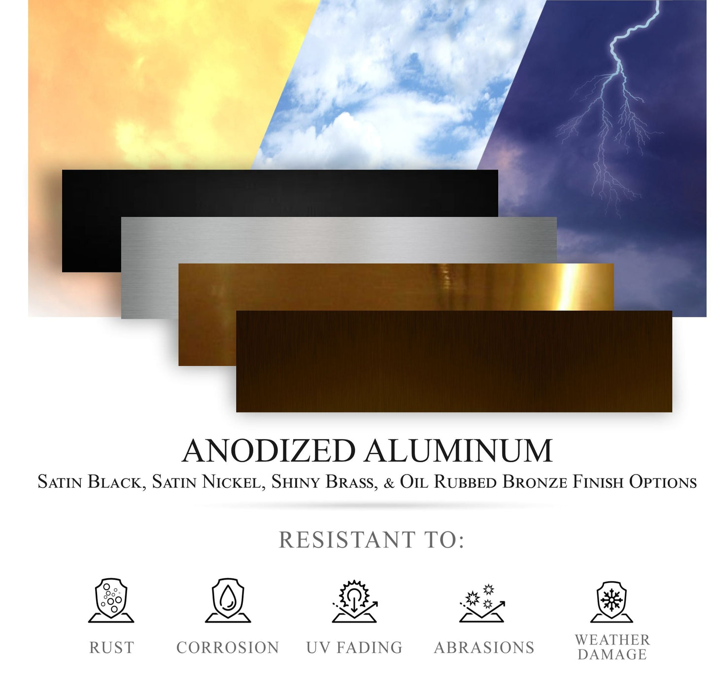 Mountain Monogram Engraved Door Kick Plate — Rustic Personalized Protection