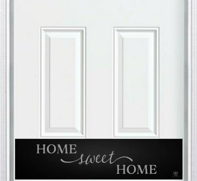 Home Sweet Home Engraved Door Kick Plate - Heartwarming Entrance Protection