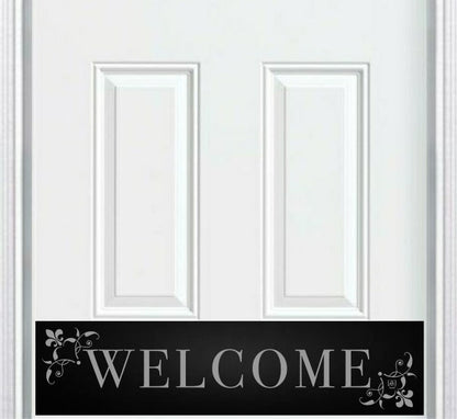 Johnson's Welcome Engraved Door Kick Plate - Premium Entrance Protection