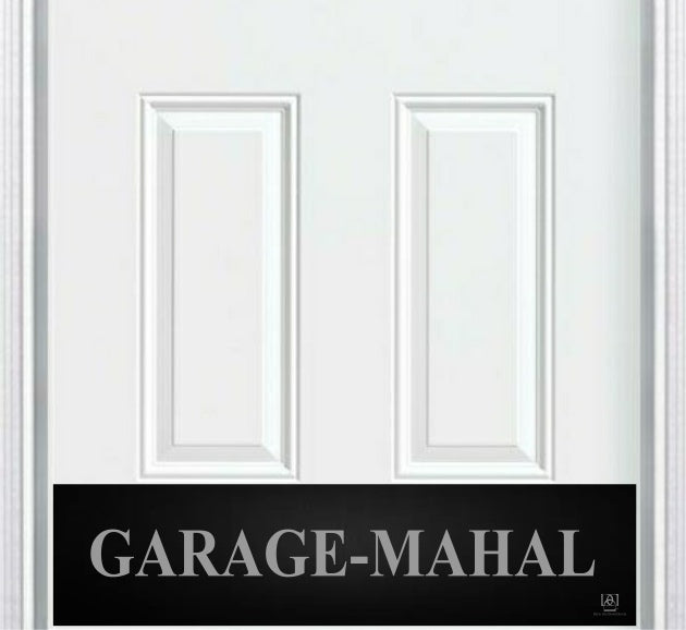 Garage Mahal Engraved Door Kick Plate - Workshop & Garage Entrance Protection