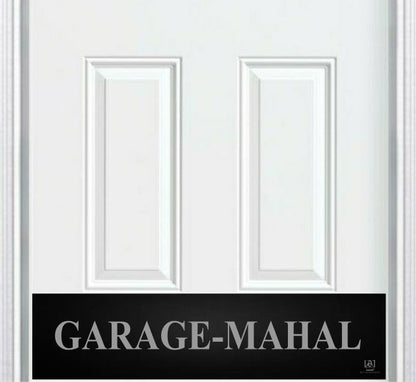 Garage Mahal Engraved Door Kick Plate - Workshop & Garage Entrance Protection