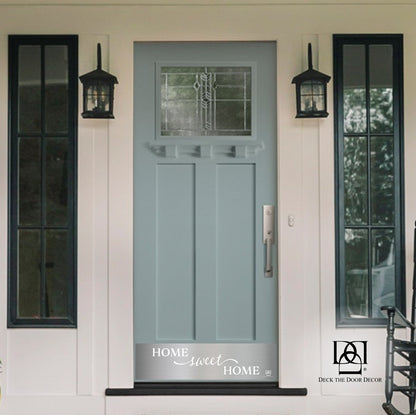 Home Sweet Home Engraved Door Kick Plate - Heartwarming Entrance Protection