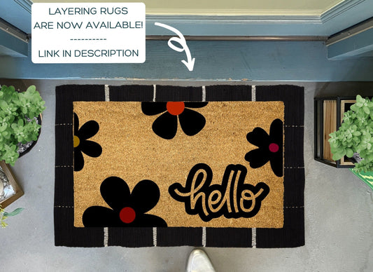 Retro Daisy Doormat