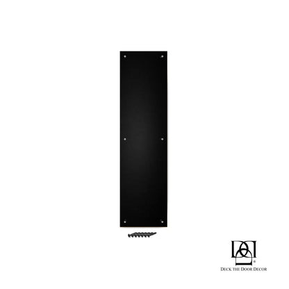 Traditional Door Push Plates - Multiple Finish & Size Options