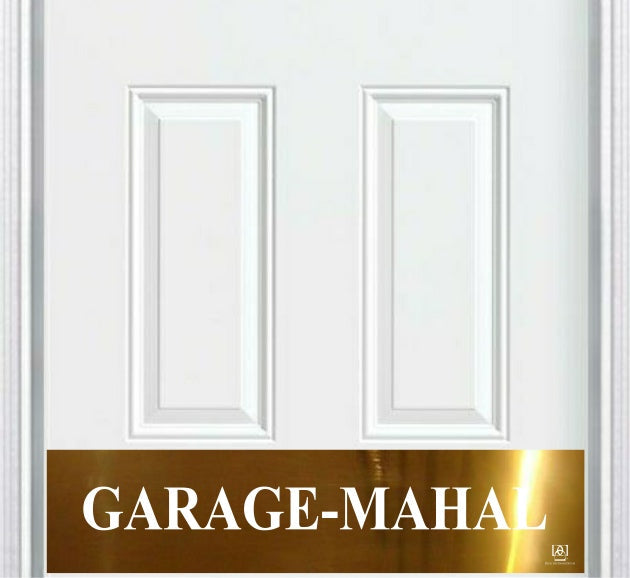 Garage Mahal Engraved Door Kick Plate - Workshop & Garage Entrance Protection