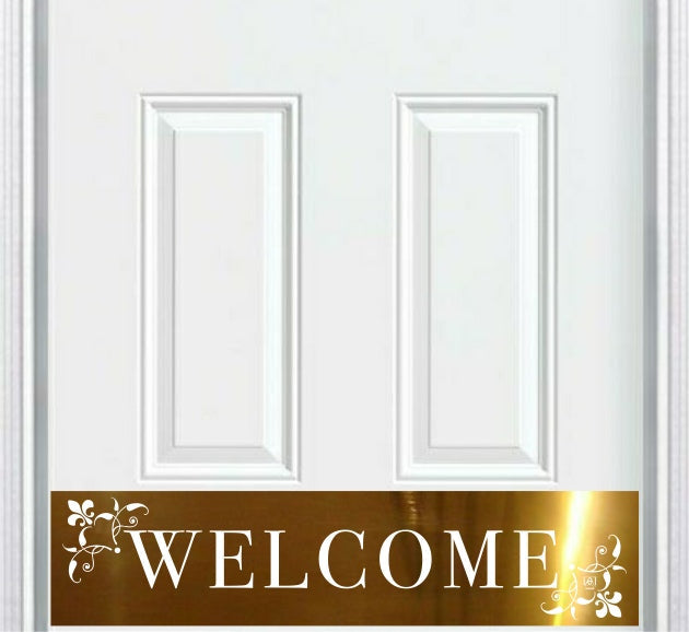 Johnson's Welcome Engraved Door Kick Plate - Premium Entrance Protection