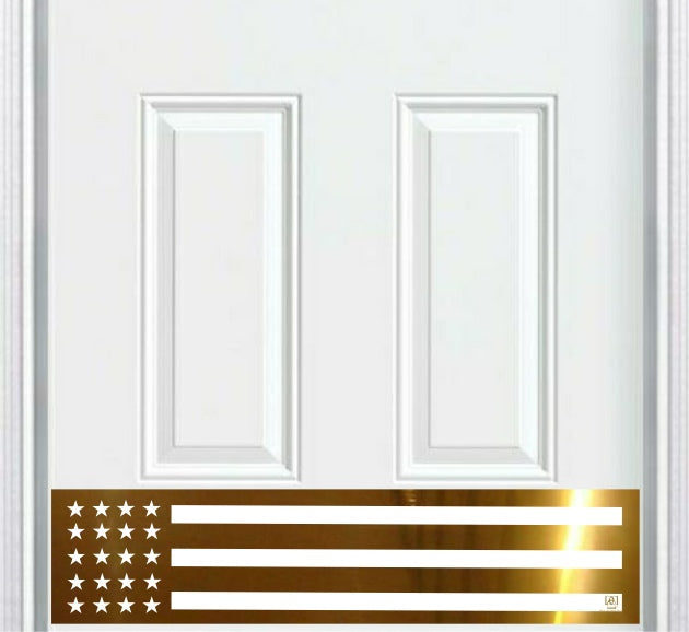 Patriot Engraved Door Kick Plate - American Pride Entrance Protection