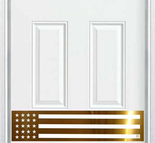 Patriot Engraved Door Kick Plate - American Pride Entrance Protection